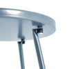 Round Side Coffee Table Tray Sofa Desk LivingRoom Night Stand End Metal Console