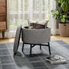 Storage Ottoman Toy Box Chair Seat Foot Stool Footrest Round Pouffe Coffee Table