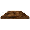Wall Shelves 4 pcs Smoked Oak 100x20x1.5 cm Engineered Wood
