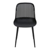 4pcs Dining Chairs Contemporary Lounge Dining Home Office Plastic Reception Seat