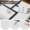4 Drawers Coffee Table Storage Square Living Room Lounge MDF 90*90CM Black+White