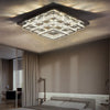 20-100cm Flush Mount Modern Square Ceiling Chandelier Crystal Light Lamp Pendant