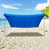 Beach Tent Portable UPF 50+ UV Protection Canopy Sun Shelter W/ Sand Anchor
