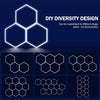 28HEX LED Lighting Lamp For Garage Retail Barber Ceiling Honeycomb Light Hexagon