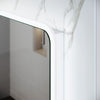 Illuminated Bathroom Mirror 800 x 600 With LED Bluetooth Shaver Socket Demister