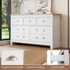 Chest of Drawers with 7 Drawers Wooden Frame for Bedroom, Living Room, Hallway