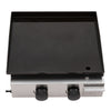 Plancha BBQ Grill Gas with 2 Stainless Steel Burner Hot Plate Portable Cooking