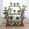 Large Wood Plant Stands Garden Shelves Flower Display Rack Indoor Outdoor