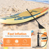 10.5FT Inflatable Stand Up Paddle Board SUP Surfboard Adjustable Non-Slip Deck
