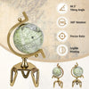 Geographic World Globe Rotating World Map Desktop Globe Office Decoration 5 Inch