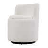 Beautiful White Teddy Swivel Cuddle Chair Accent Tub Armchair Sofa Storage Seat