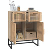 Swpsd Sideboard Buffet Cabinet 60x30x75 Engineered Wood Side Cabinet S3Z6