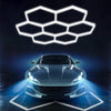7 Grid Led Hexagon Lights Customize System Honeycomb Light for Garage Home Lamp
