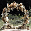 Moongate Round Wedding Arch Metal Backdrop Stand Flower Garland Frame Venue Deco
