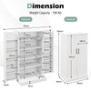 Kitchen Storage Cabinet Freestanding Buffet Cupboards Sideboard with 2 doors