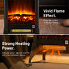 Free standing Electric Fireplace Stove With LED Fire Flame Effect Bskrnlwxawkzns