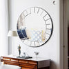 Modern Accent Mirror Wall Mounted Round Mirror Hallway Living Room Bedroom Decor