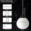 Water Punching Bag 18" Boxing Aqua Bag 50 kg Heavy Punch Bag w/ Adjustable Chain