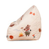 Printed Indoor/Outdoor Kids Snuggle Chair and Footstool Bundle - Forest Friends
