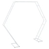 Wedding Round/Heart Arch Stand Backdrop Metal Frame Party Flower Balloons Rack