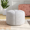 Sofa Ottoman Shoe Bench Velvet Pouf Seat Footrest Foot Stool Round Padded Stools