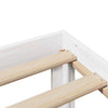 Bed Frame with Headboard White 140x200 Solid Wood Pine Q4T6