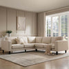 Dusk Soho Beige Linen Look Fabric Right Hand Corner Sofa RRP £1800