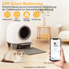 Self-Cleaning Cat Litter Box 90L with WIFI APP Control for Multiple Cats