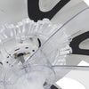 Adjustable Wind Speed Ceiling Fan with Dimmable LED Light Remote Control Bedroom