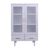 Modern Storage Cabinet Buffet Sideboard Kitchen Cupboard w/Doors &Open Shelf