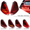 LED Red Tail Lights for Ford Fiesta MK7 MK7.5 2008-2020 Sequential Rear Lamps ✅
