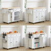 Kitchen Storage Trolley 2 Drawers Cabinet Cupboard Sideboard Dining Cart W/Wheel