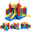 Kids Bouncy Castle Inflatable Bouncer House Blow Up Jumper w/Slide Carrying Bag