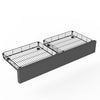 VELVET OTTOMAN STORAGE BED FRAME GAS LIFT UP 4FT6 DOUBLE SIZE WITH DRAWER