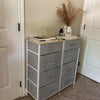 Fabric Chest of Drawers 8 Drawer Bedroom Storage Unit Clothes Organizer Dresser