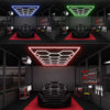 14X Hexagon RGB LED Lighting Garage Car Home Workshop Retail Lighting Border UK