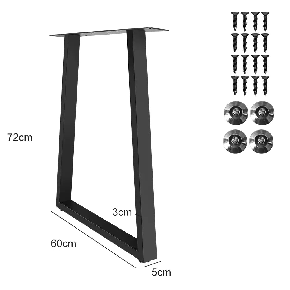 Industrial Metal Table Legs Dining Bench Coffee Desk Furniture Stand X Frame