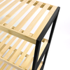 3 TIER NATURAL BAMBOO SHOE RACK ORGANISER STAND STORAGE SHELF UNIT
