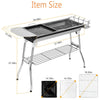 Foldable Charcoal BBQ Grill Stainless Steel Portable Folding Outdoor Barbeque