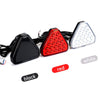 Universal F1 Style Triangle 19 LED Rear Stop Tail 3rd Brake Strobe Light UK