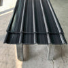 Galvanized Corrugated Roofing Sheets for Garage Bike Shed Tool Cabinet 115/129cm
