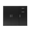 Sideboard Cabinet Cupboard Unit Storage Furniture With Drawers & Doors 4 Colors