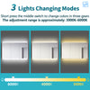 Large Bathroom Mirror Cabinet 1000x600 with LED Demister Shaver Socket 3 Colors