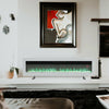LED Fireplace Media Wall Fire Wall Mounted / Standing Electric Heater 40-100in