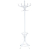 Wooden Coat Rack Hat Hanger Free Standing Hallstand Umbrella Stand with 12 Hooks