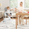Folding Baby High Chair Convertible Infant Dining Chair Portable Highchair