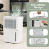 12L/D Portable Home Dehumidifier Quiet Electric Dehumidifier with 24H Timer