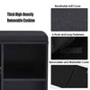 Shoe Bench 10-Cube Storage Bench Cabinet Cube Organizer Rack Cabinet-Black