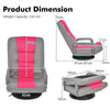 Folding Floor Gaming Chair Adjustable 6-Position Floor Chair w/ 360° Swivel Base