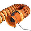 300mm 220V Dust Extractor Portable 5m Ducting Workshop Ventilation Fan Blower